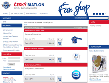 Tablet Screenshot of fanshop.biathlonnmnm.cz
